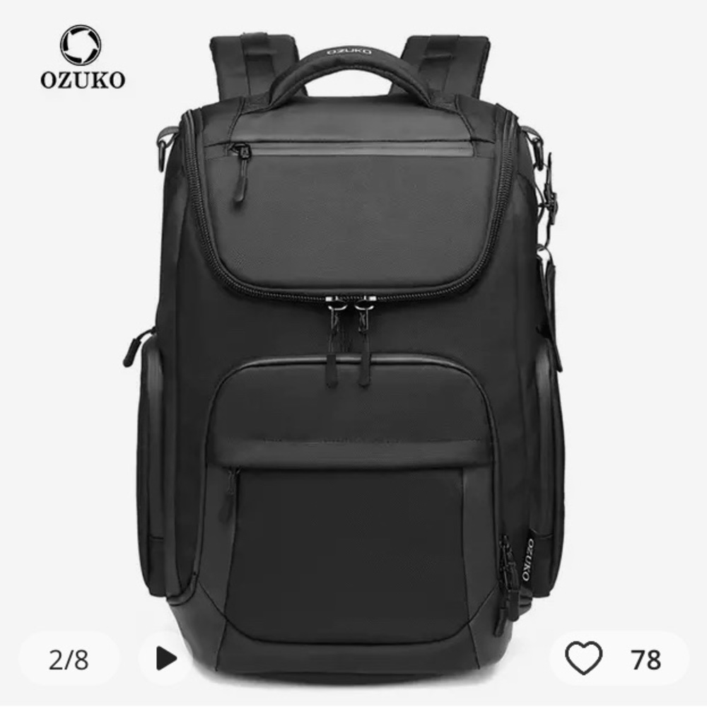 OZUKO Backpacks15.6"Laptop